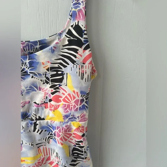 NWOT Free People FP MOVEMENT Never Better Printed Long Tank (size M) - Picture 8 of 16